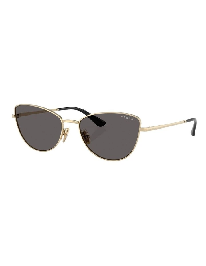 Vogue Eyewear Metal Sunglasses in Gold image 1
