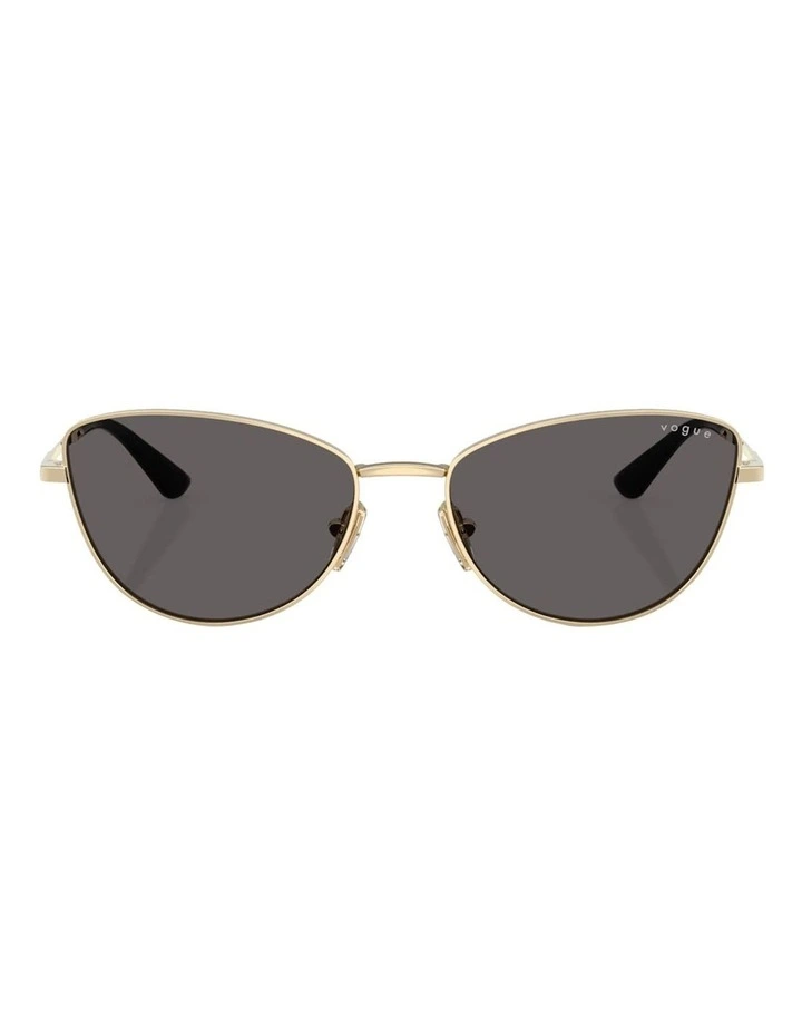 Vogue Eyewear Metal Sunglasses in Gold image 2
