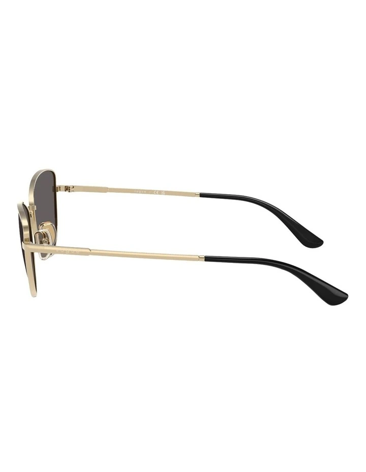 Vogue Eyewear Metal Sunglasses in Gold image 3