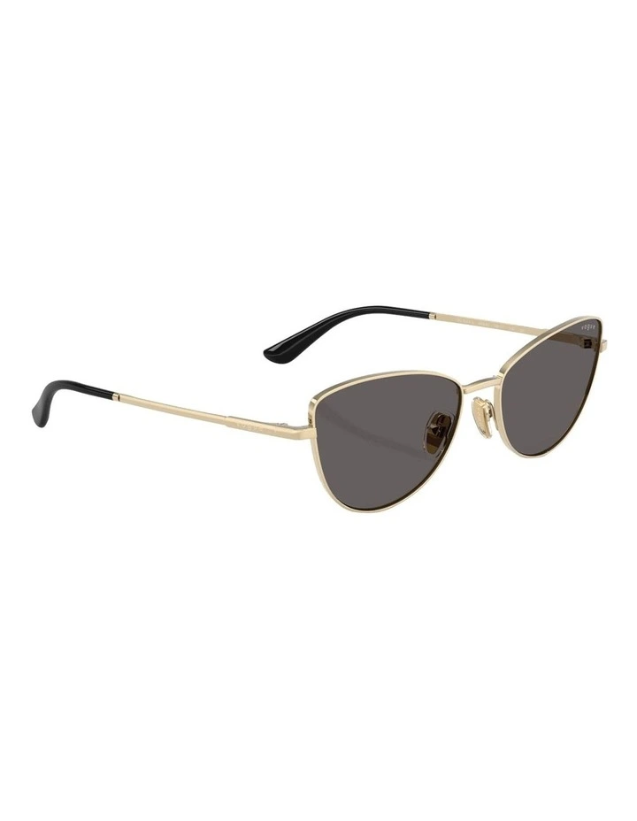 Vogue Eyewear Metal Sunglasses in Gold image 6