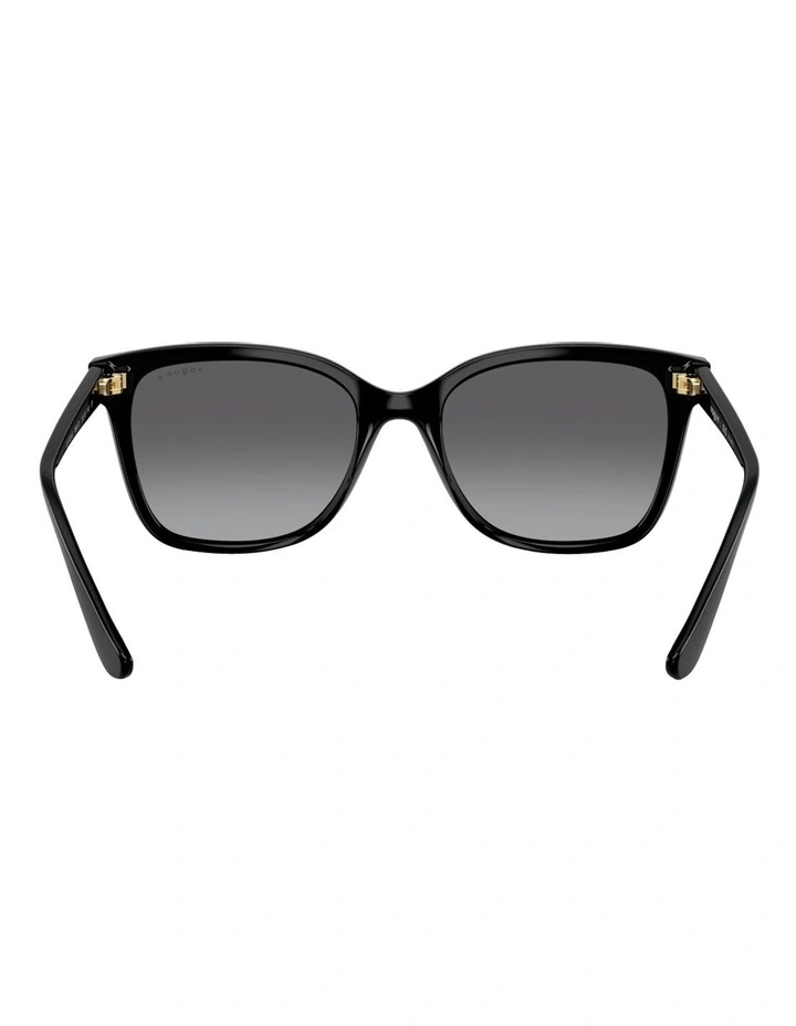 Vogue Eyewear Injected Polarised Sunglasses in Black image 4
