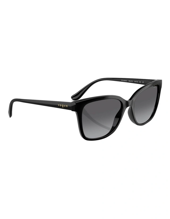 Vogue Eyewear Injected Polarised Sunglasses in Black image 6