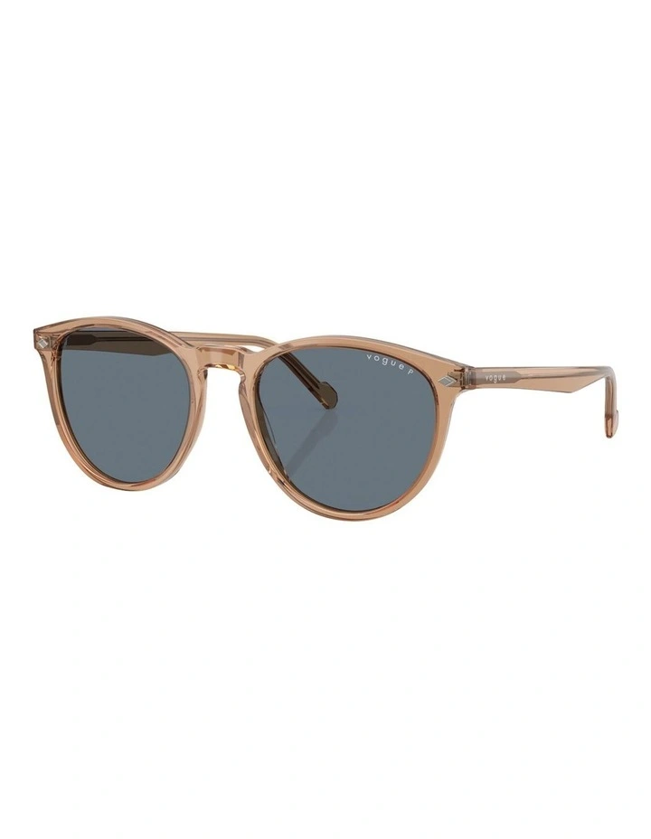 Vogue Eyewear Acetate Polarised Sunglasses in Brown image 1