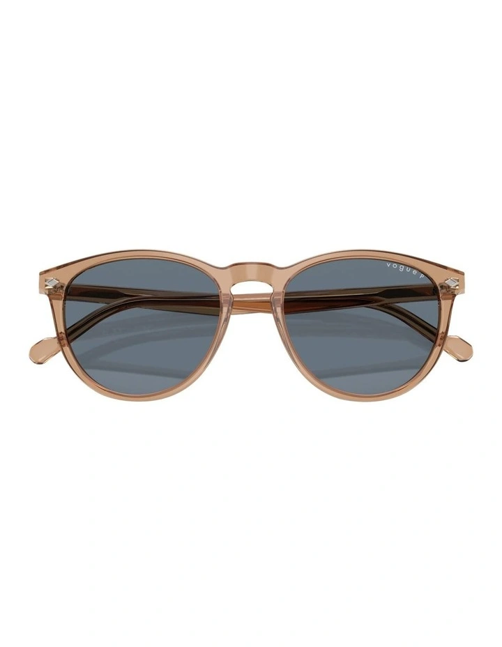Vogue Eyewear Acetate Polarised Sunglasses in Brown image 5