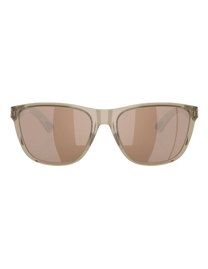 Corrientes Injected Polarised Sunglasses in Brown image 2