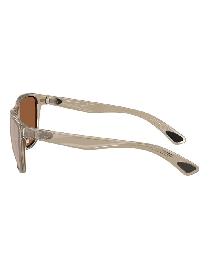 Corrientes Injected Polarised Sunglasses in Brown image 3