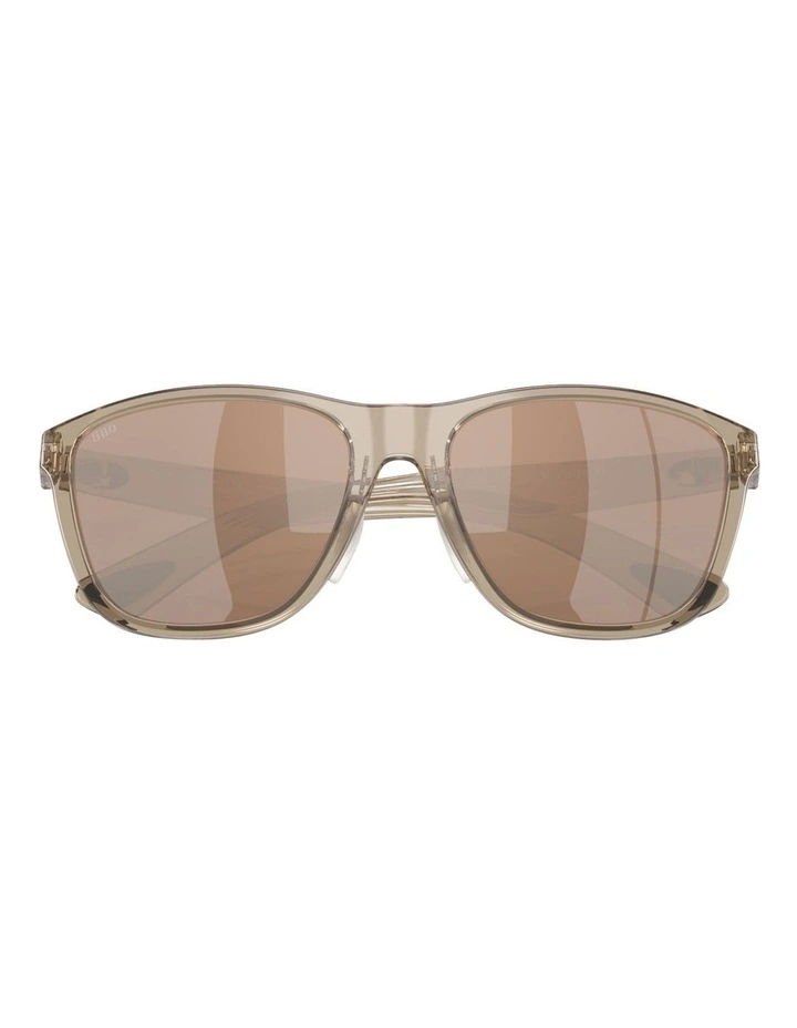 Corrientes Injected Polarised Sunglasses in Brown image 5