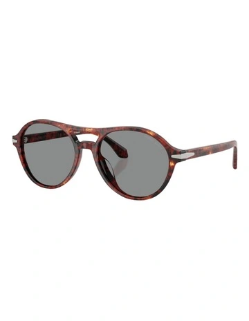 Acetate Sunglasses in Red Havana