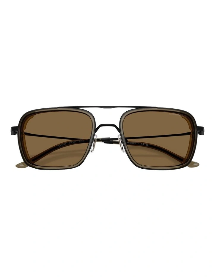 Metal Sunglasses in Black image 5