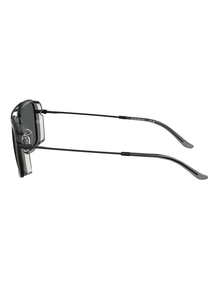 Metal Sunglasses in Black image 3
