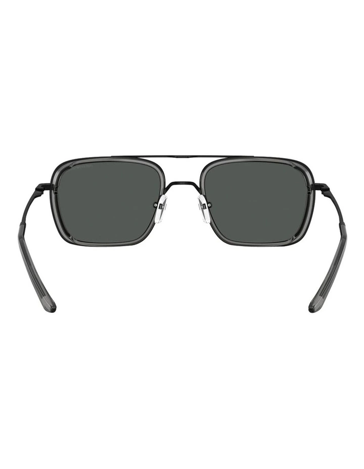 Metal Sunglasses in Black image 4
