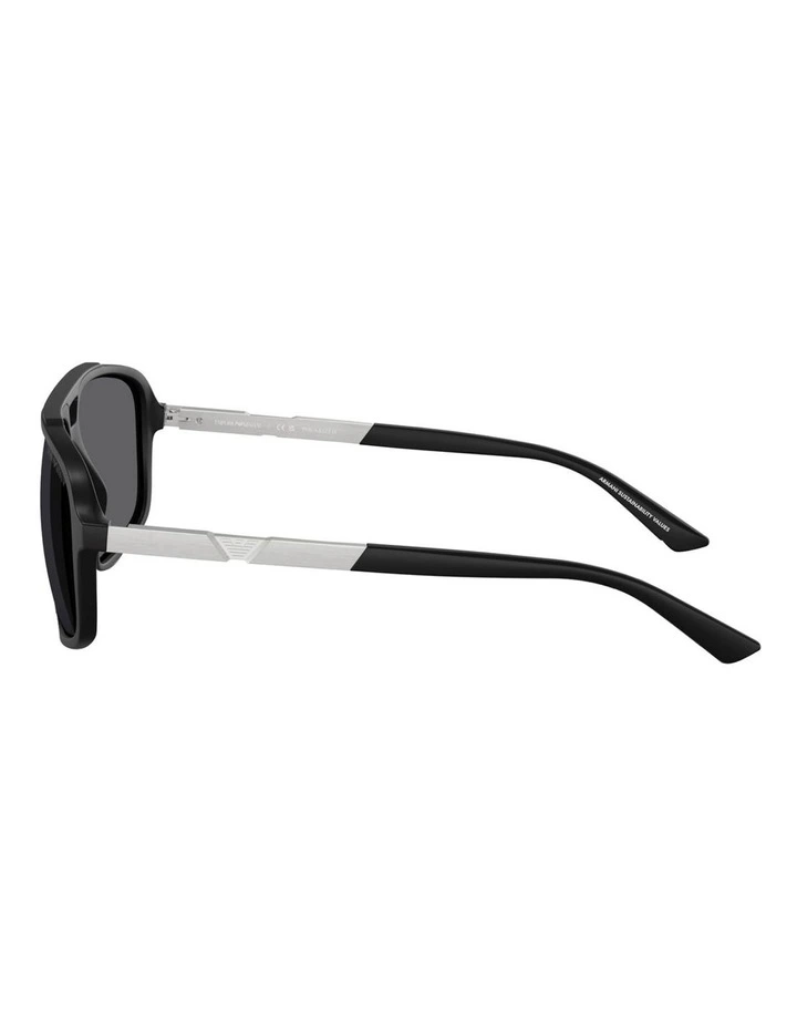 Injected Polarised Sunglasses in Black image 3