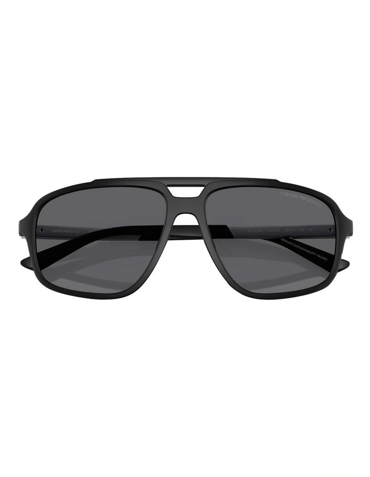 Injected Polarised Sunglasses in Black image 5
