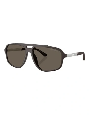 Injected Sunglasses in Brown