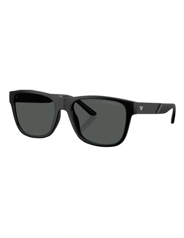 Injected Sunglasses in Black