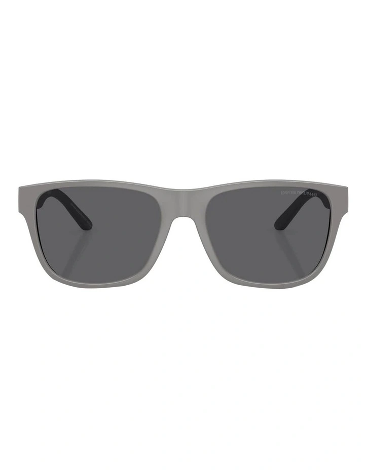 Injected Polarised Sunglasses in Grey image 2
