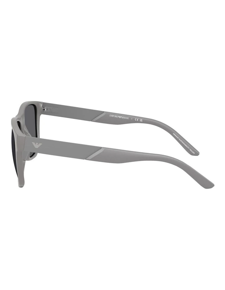 Injected Polarised Sunglasses in Grey image 3