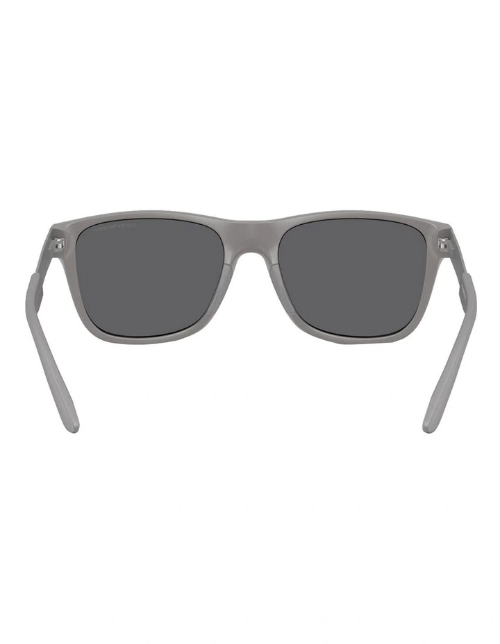 Injected Polarised Sunglasses in Grey image 4