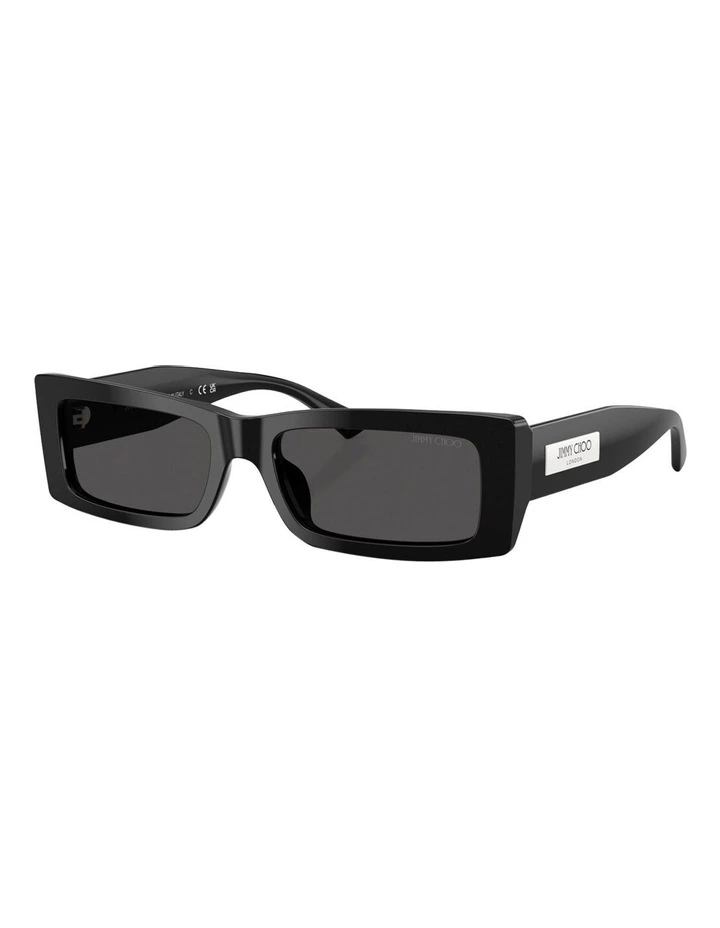 Acetate Sunglasses in Black image 1