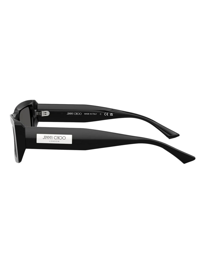 Acetate Sunglasses in Black image 3