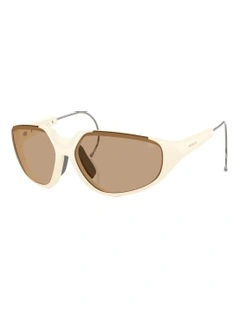 Laszer Injected Sunglasses in White
