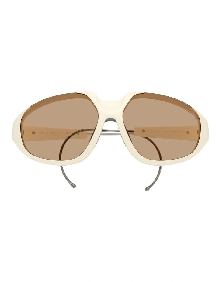Laszer Injected Sunglasses in White image 5