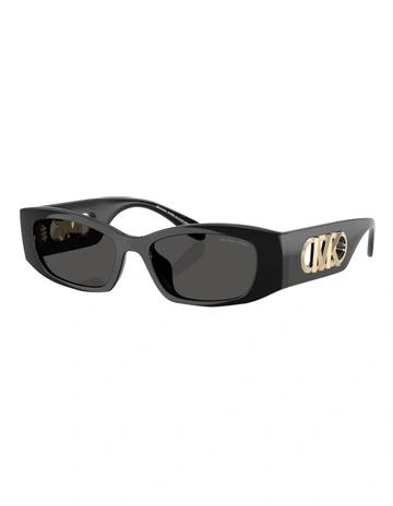 Rhodes Injected Sunglasses in Black