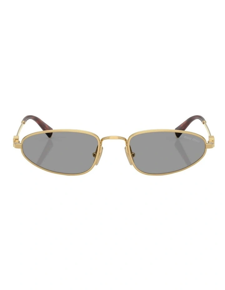Metal Sunglasses in Gold image 2