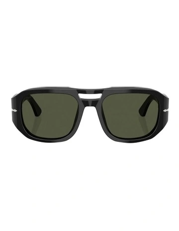 Vincent Acetate PO3373S Sunglasses in Black