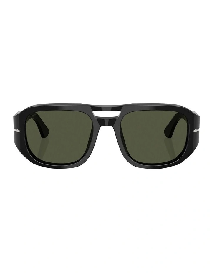 Vincent Acetate PO3373S Sunglasses in Black image 1