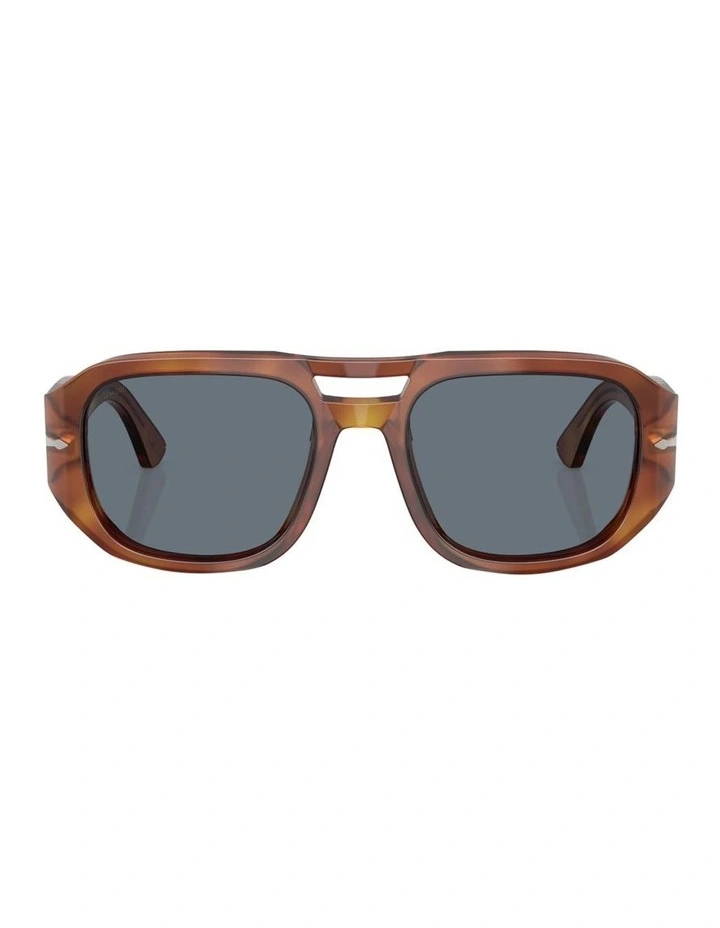 Vincent Acetate PO3373S Sunglasses in Brown image 2