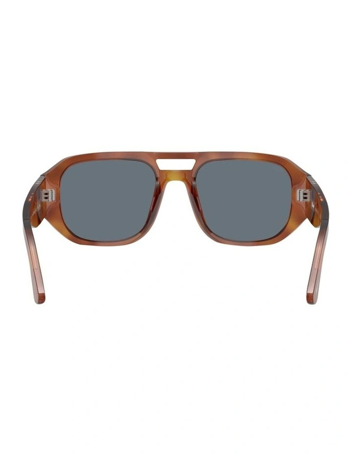 Vincent Acetate PO3373S Sunglasses in Brown image 4