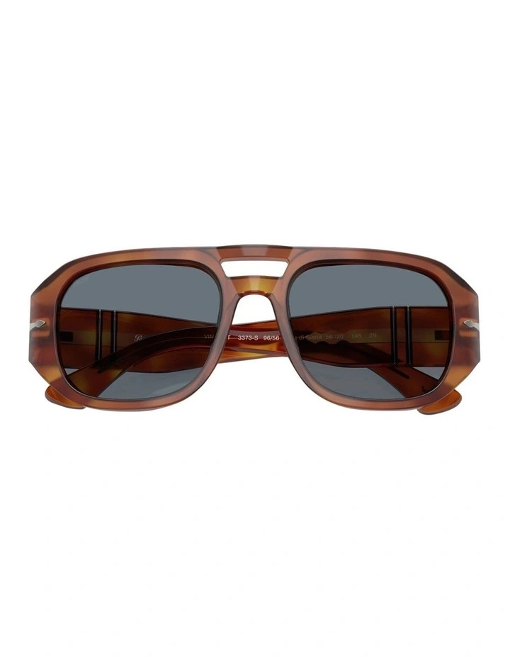 Vincent Acetate PO3373S Sunglasses in Brown image 5