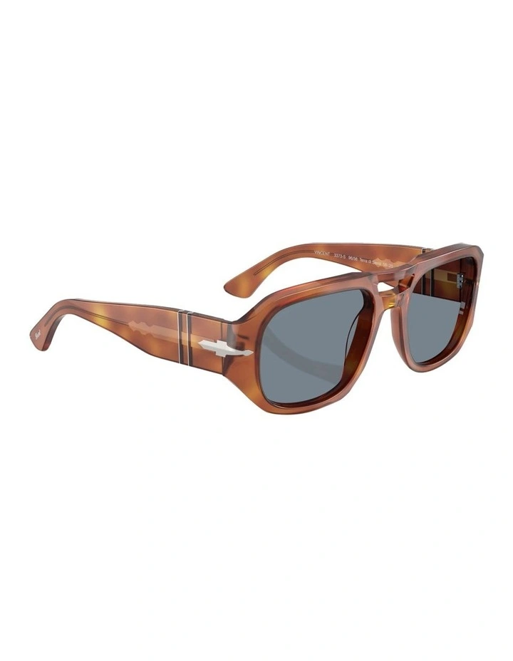 Vincent Acetate PO3373S Sunglasses in Brown image 6