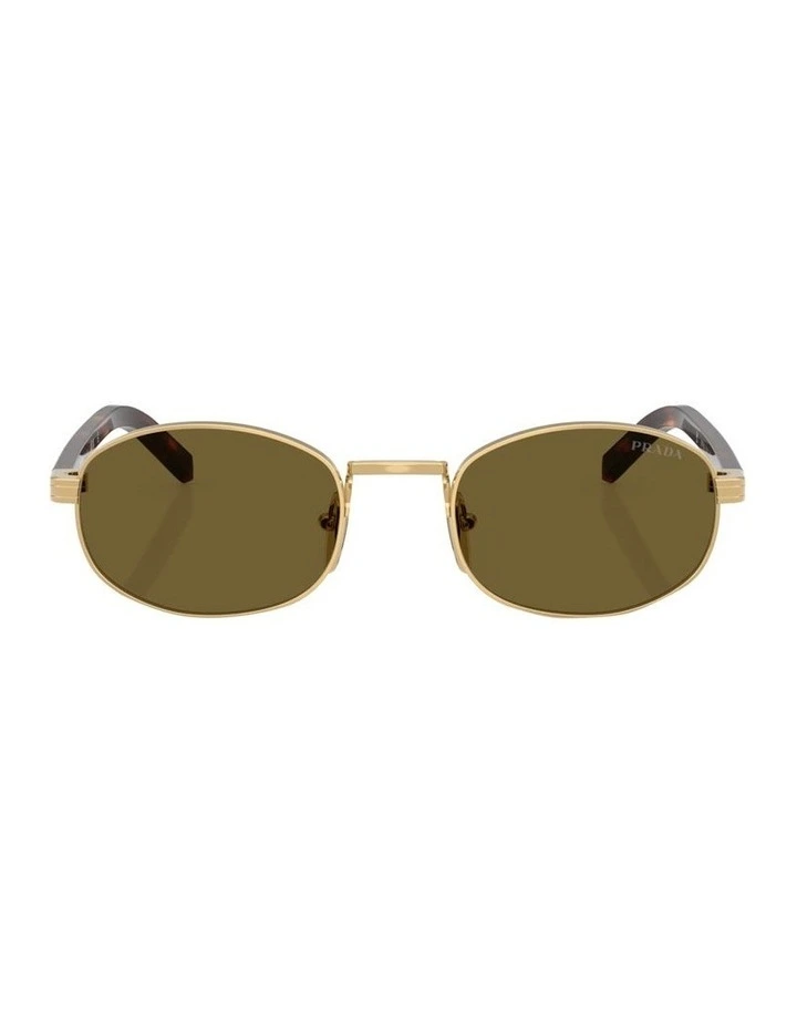 Steel Sunglasses in Gold image 2