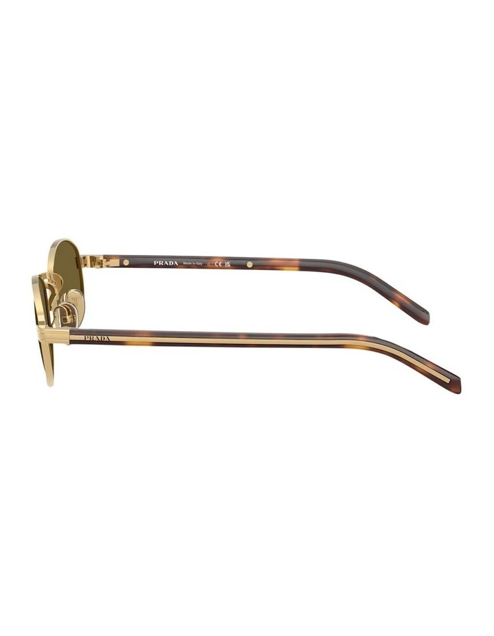 Steel Sunglasses in Gold image 3