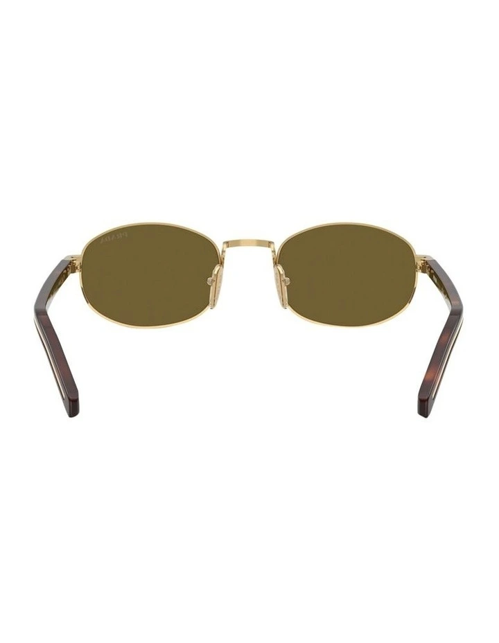 Steel Sunglasses in Gold image 4