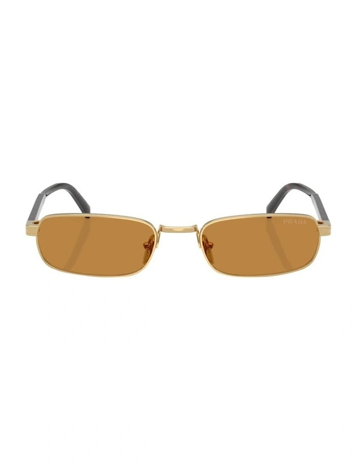 Metal Sunglasses in Gold image 2