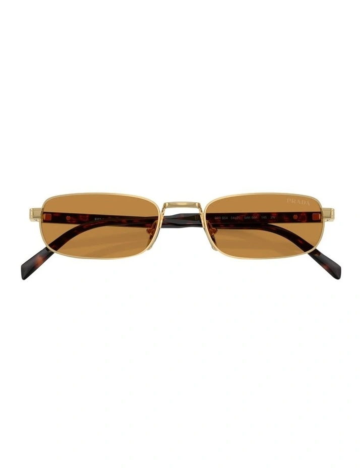 Metal Sunglasses in Gold image 4