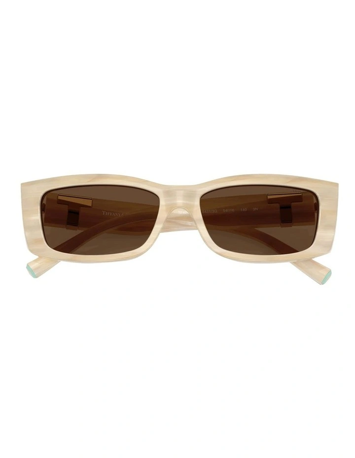 Acetate Sunglasses in Beige image 5