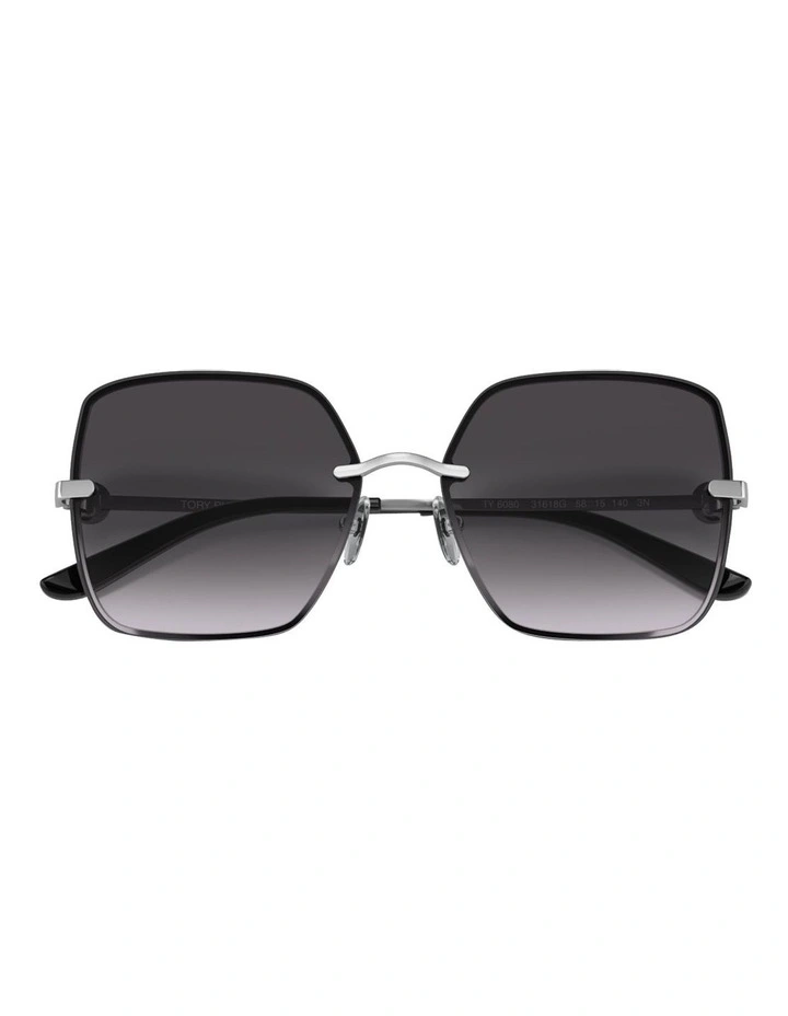 Metal Sunglasses in Silver image 5