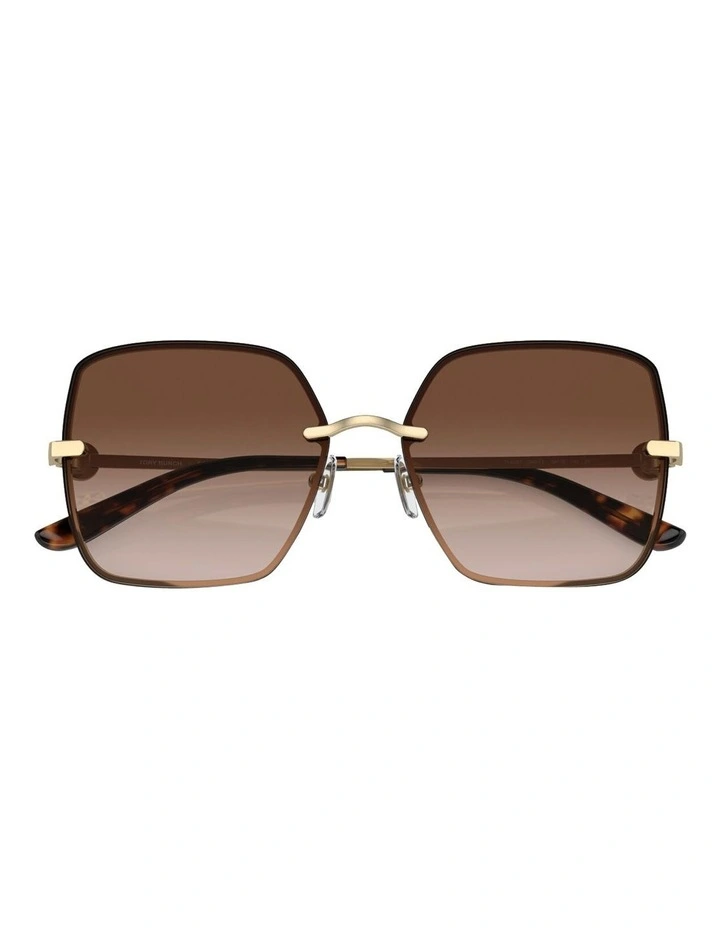 Metal Sunglasses in Gold image 4