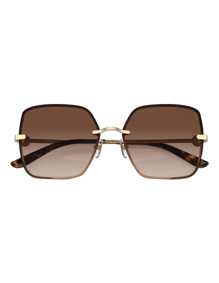 Metal Sunglasses in Gold image 5