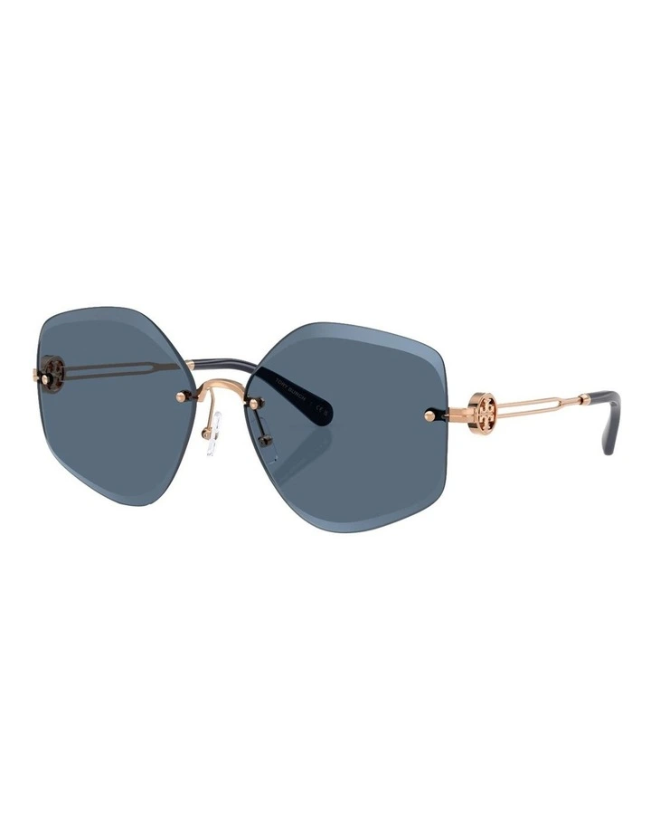 Metal Sunglasses in Gold image 1