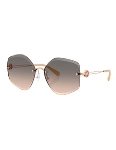 Metal Sunglasses in Copper