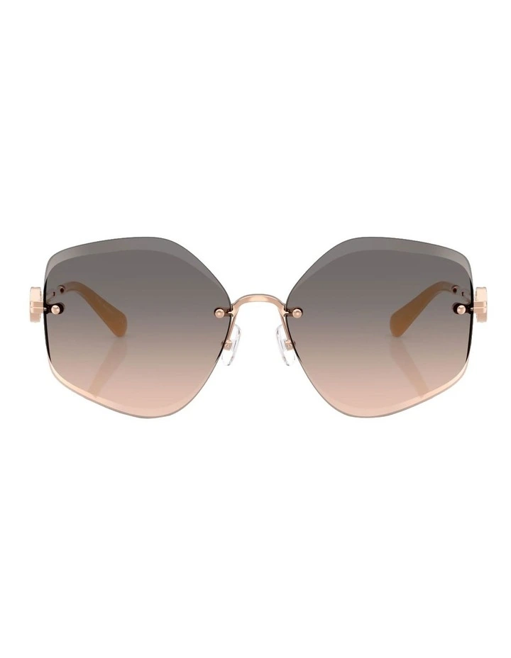 Metal Sunglasses in Copper image 2