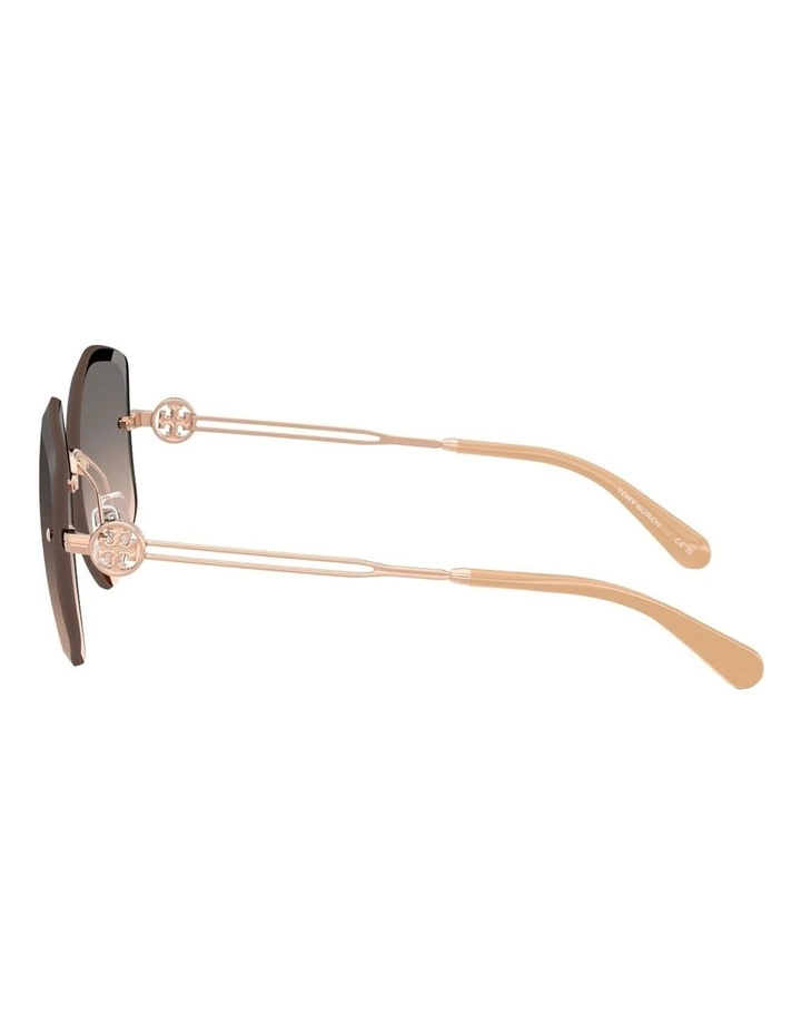 Metal Sunglasses in Copper image 3