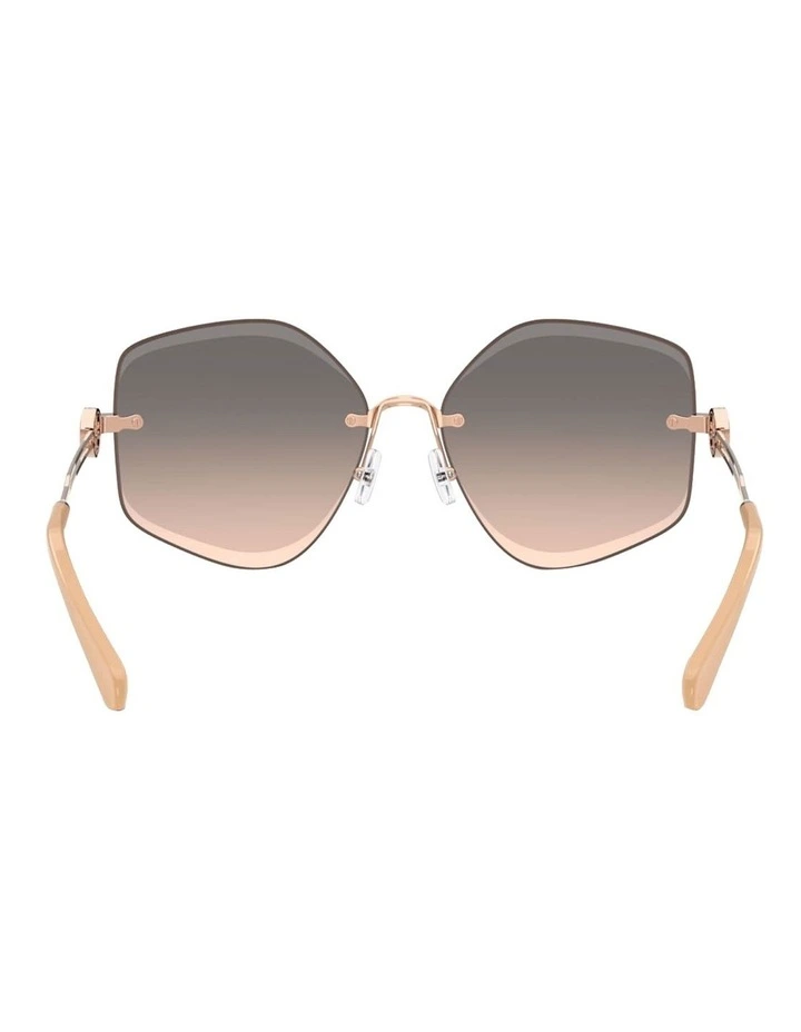 Metal Sunglasses in Copper image 4