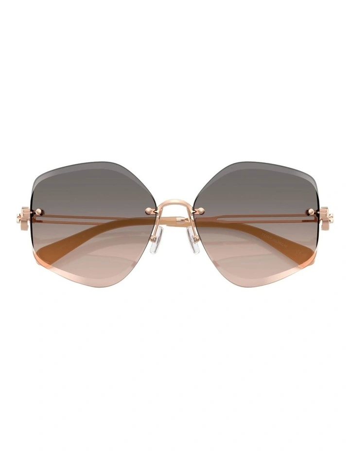 Metal Sunglasses in Copper image 5