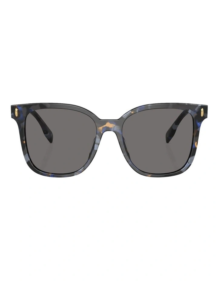 Acetate Polarised Sunglasses in Blue image 2